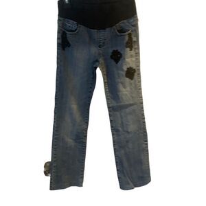 Pre Owned Women's American Star Maternity Jeans Sz Small Casual Comfort Hippie